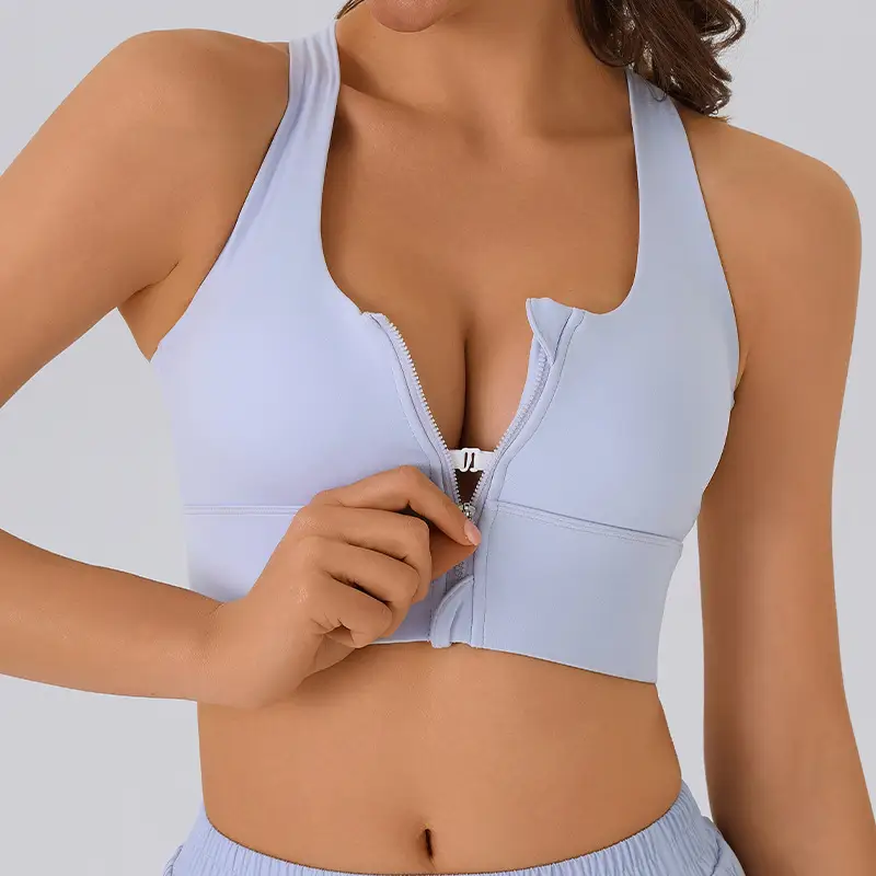 Sports Bra Shock-Proof Running High-Intensity Fitness Vest Style Quick-Drying Large Size Push-Up Beautiful Back Yoga Bra