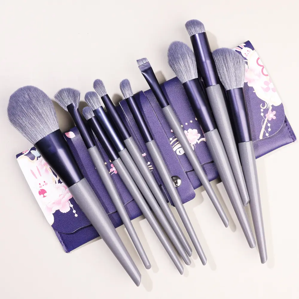 Blending Makeup Brush Set for Foundation, Eye Shadow, Lipstick & Eyebrows — feature 23