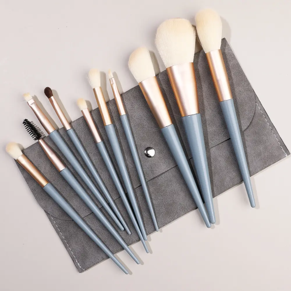 Blending Makeup Brush Set for Foundation, Eye Shadow, Lipstick & Eyebrows — feature 34