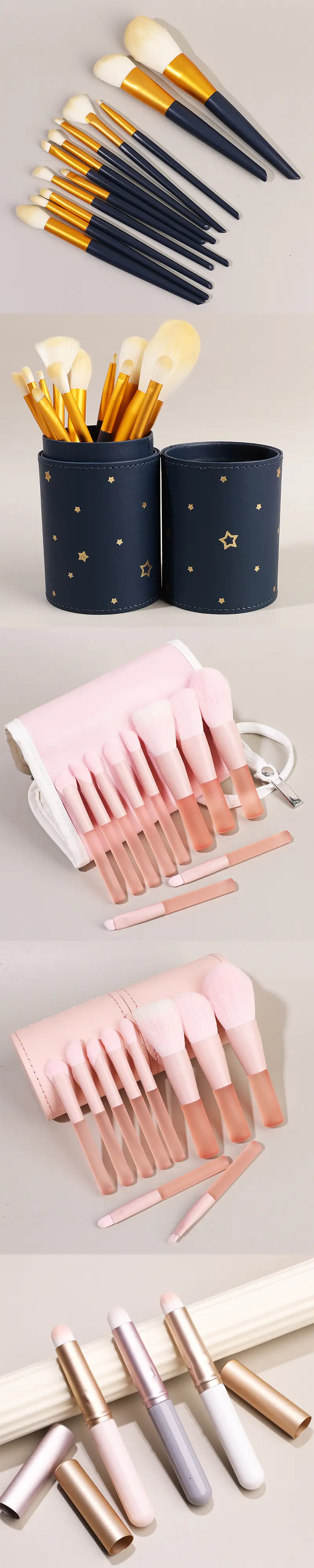 Blending Makeup Brush Set for Foundation, Eye Shadow, Lipstick & Eyebrows — feature 38