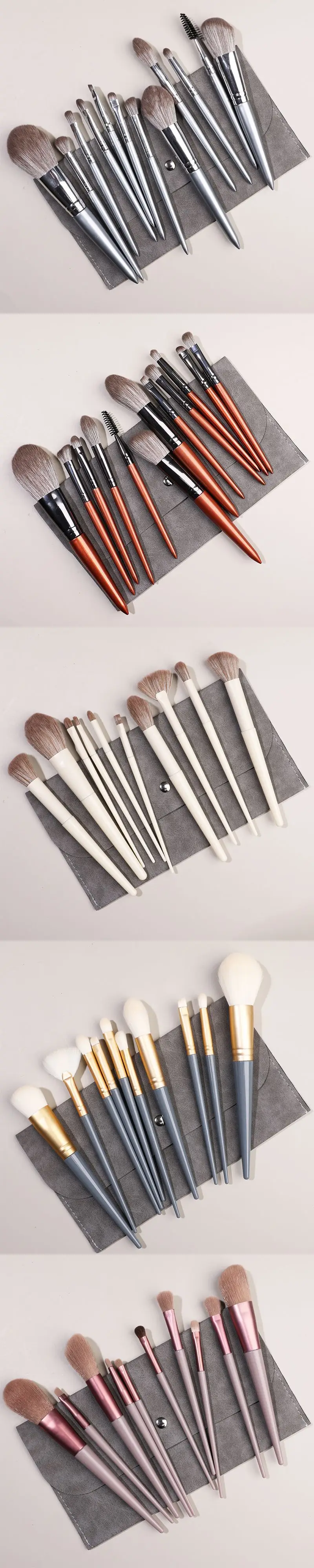 Blending Makeup Brush Set for Foundation, Eye Shadow, Lipstick & Eyebrows — feature 46