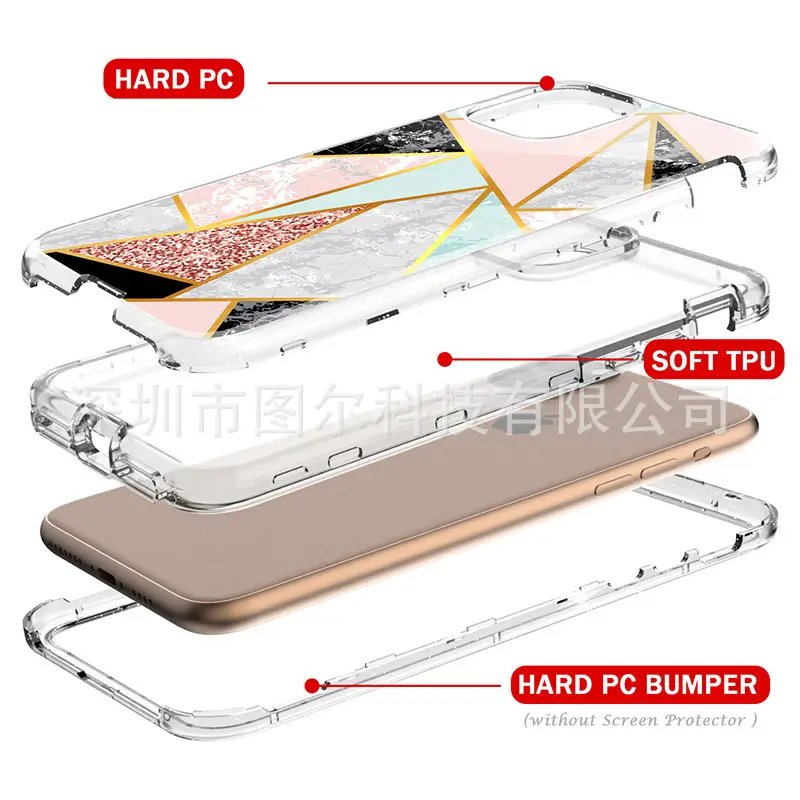 Three-Layer Drop Resistant Phone Case for Samsung S25 S24 S23 S21 Ultra — feature 14