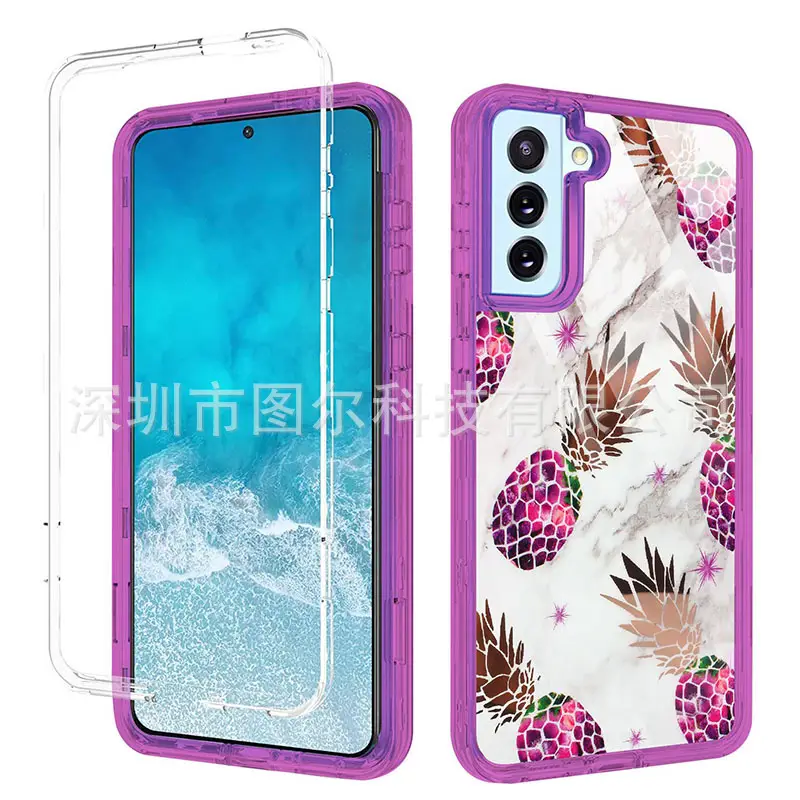 Three-Layer Drop Resistant Phone Case for Samsung S25 S24 S23 S21 Ultra - Image 11
