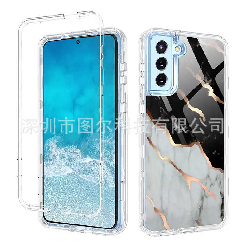 Three-Layer Drop Resistant Phone Case for Samsung S25 S24 S23 S21 Ultra - Image 4