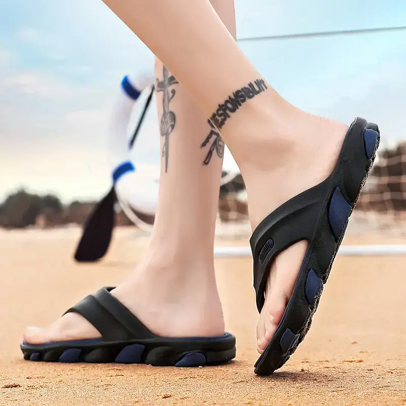 Men's Black Casual Sandals Large 2024