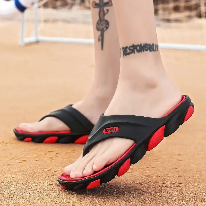 Men's Black Casual Sandals Large 2024