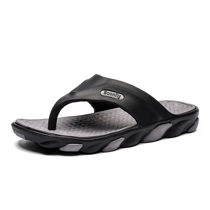 Men's Black Casual Sandals Large 2024