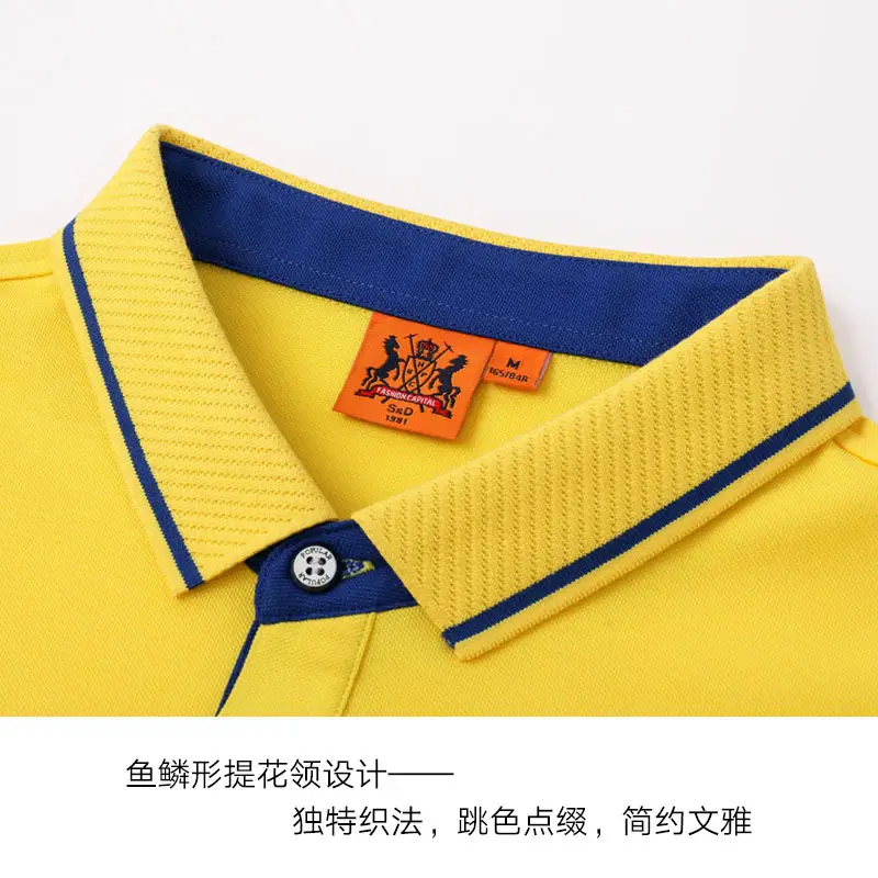 Men & Women Cotton Polo Shirt Grey Blue Embroidered