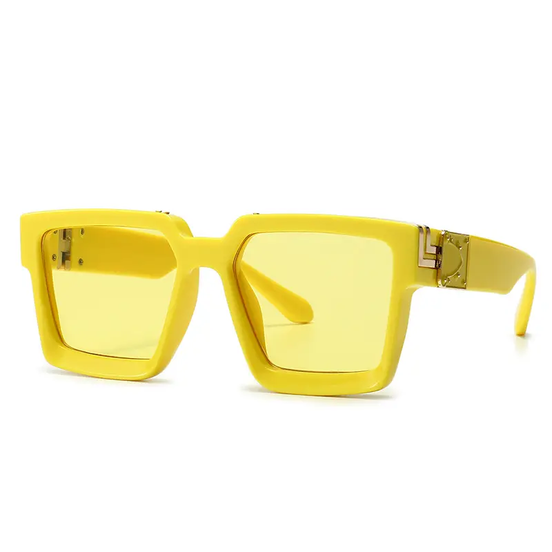 Pink Square Sunglasses for Men Women European American Street Photography - Image 8