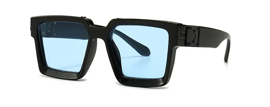 Pink Square Sunglasses for Men Women European American Street Photography - Image 2