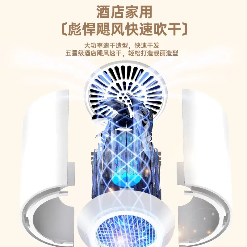 Gmoo Wall-Mounted Hair Dryer 110V Constant Temp - Image 8