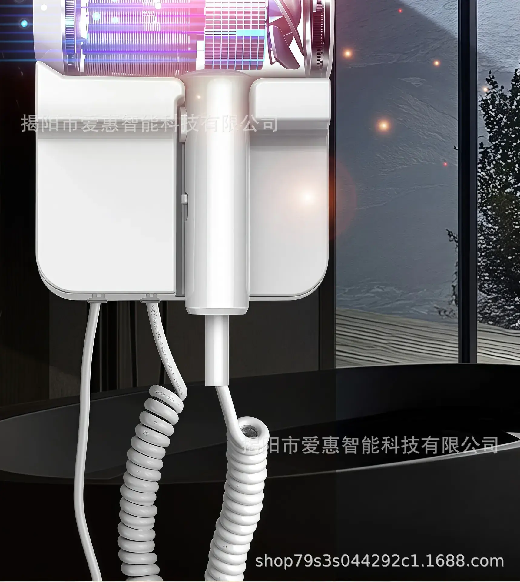 Gmoo Wall-Mounted Hair Dryer 110V Constant Temp — feature 12