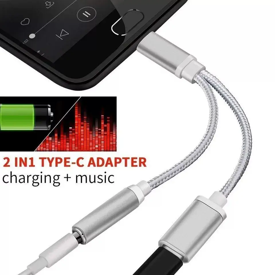Type-C to 3.5mm Audio Adapter for Xiaomi Huawei Android Phones - Image 4