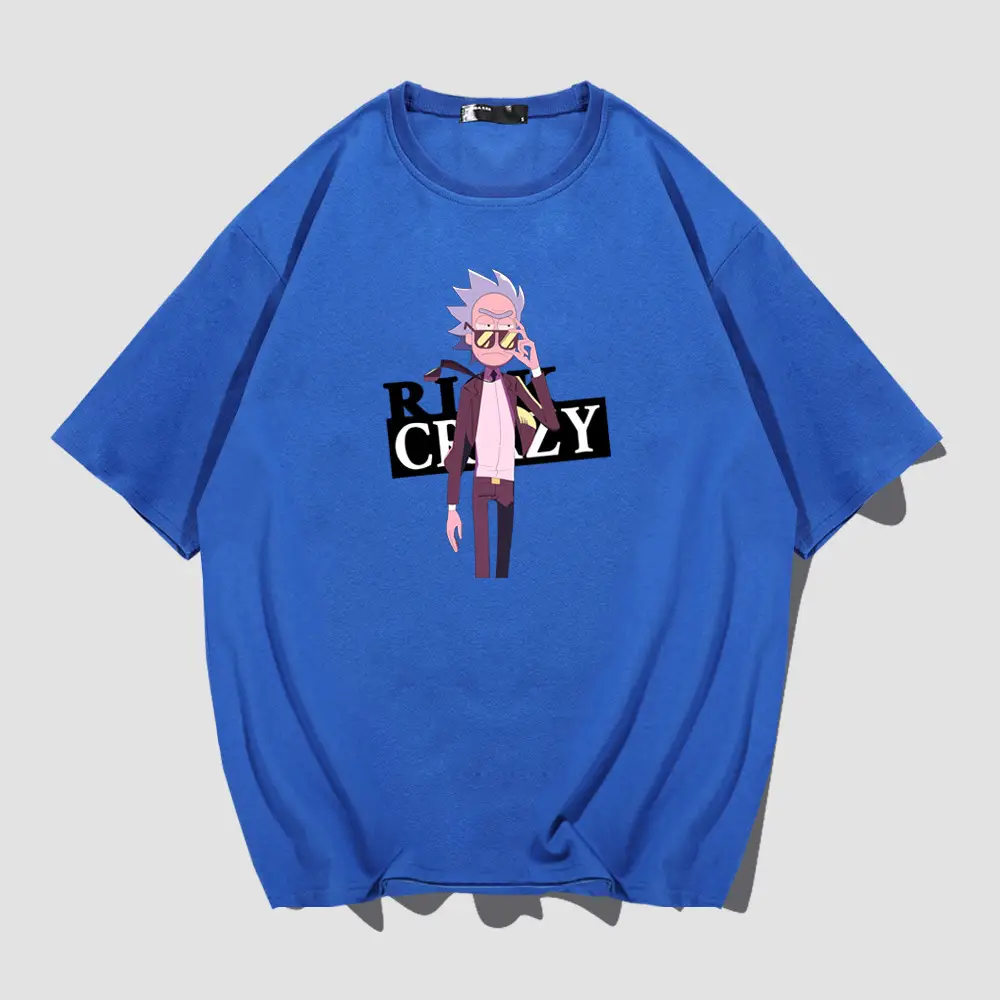 Rick and Morty Red Cotton T-Shirt for Men Women - Image 5