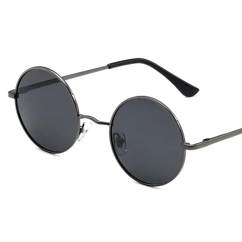 Retro Round Sunglasses for Men Women Multi Color 801 - Image 2