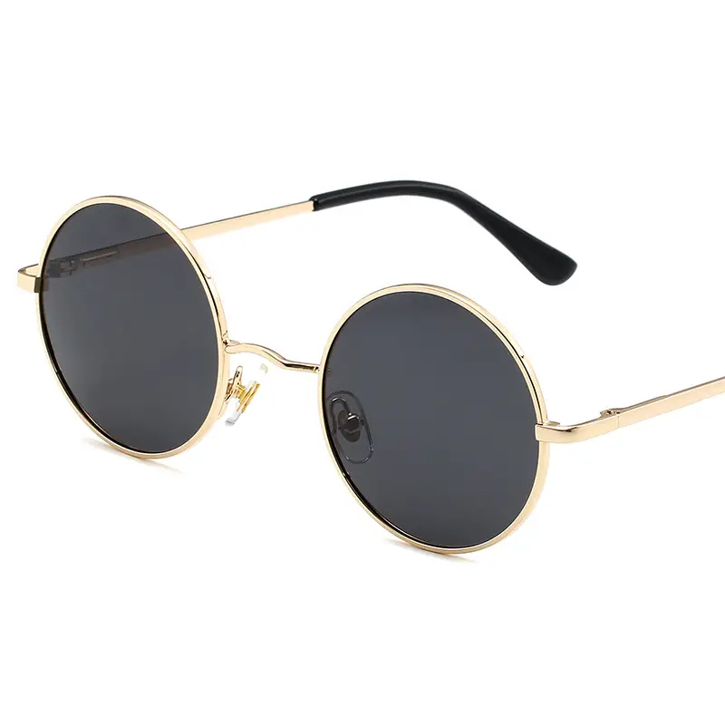 Retro Round Sunglasses for Men Women Multi Color 801 - Image 3