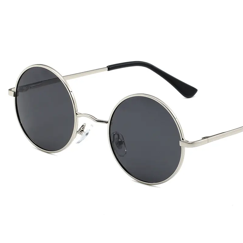 Retro Round Sunglasses for Men Women Multi Color 801 - Image 4
