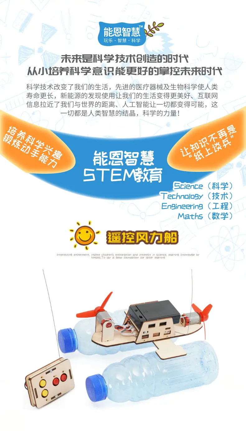STEM DIY Wind Turbine Remote Control for Kids Science Experiment — feature 7