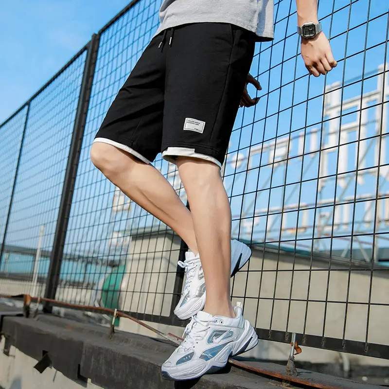 Men's 2025 Ripped Black Casual Shorts - Image 3