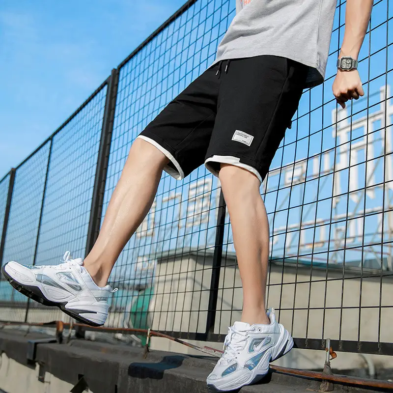 Men's 2025 Ripped Black Casual Shorts - Image 4