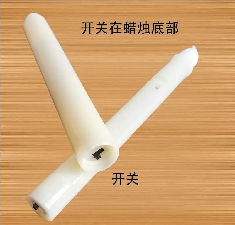 Factory direct long rod electronic candle Buddha blessing candle lamp swing flame simulation smokeless wedding decoration lamp — feature 19