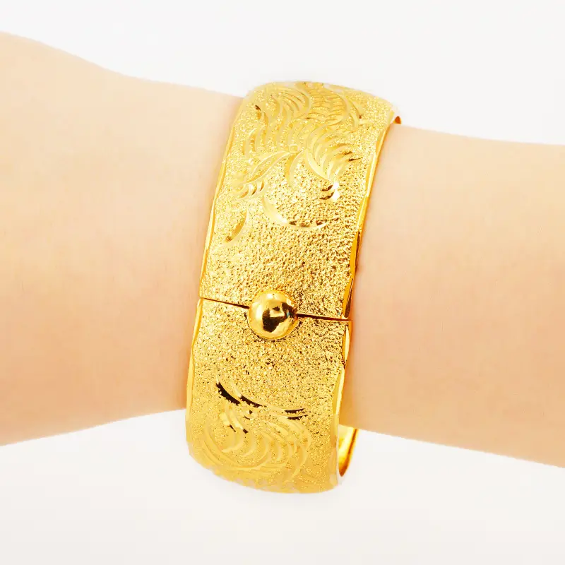 Gold Dragon & Phoenix Bridal Bracelet for Women