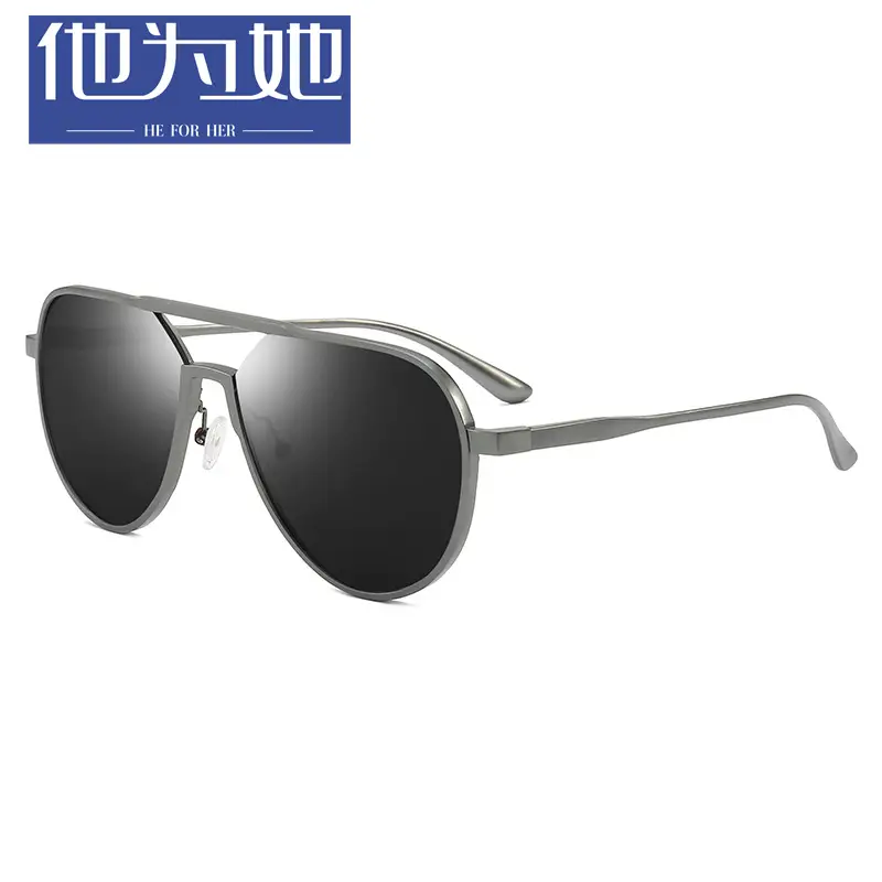 2023 Aluminum Sunglasses Driving Style Grey - Image 2