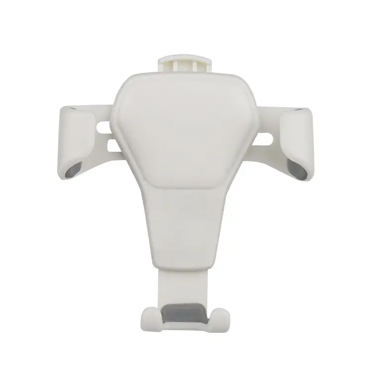 Universal Car Phone Holder with Gravity Mechanism Gold Finish - Image 6