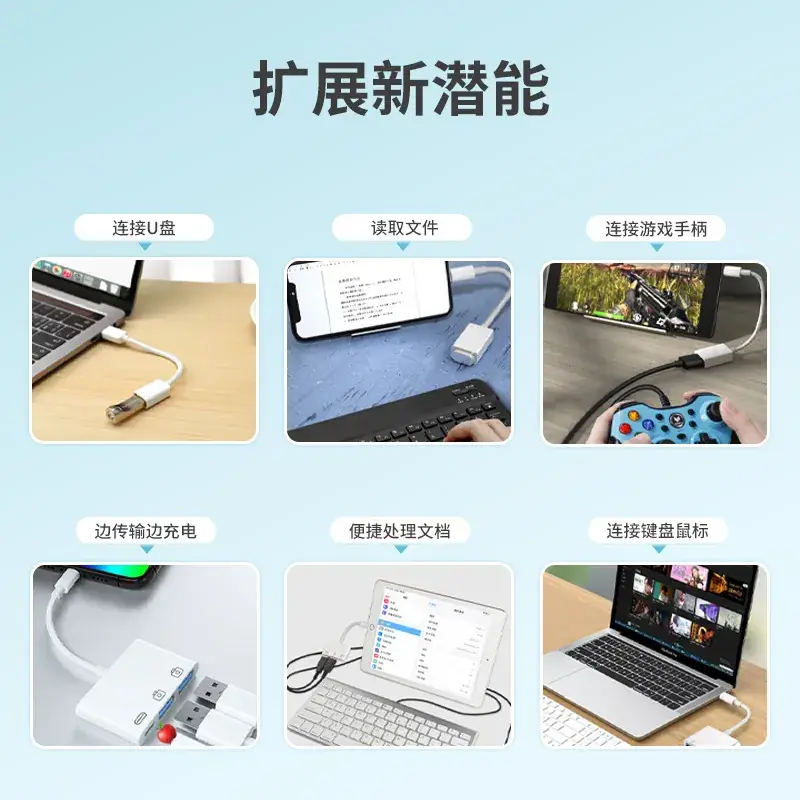 Two-In-One TypeC to USB 3.0 Adapter Silver - Image 23
