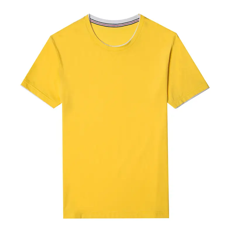 Men Red Slim Fit T-Shirt Round Neck Short Sleeve