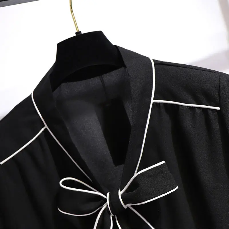 150kg Bow Ribbon Shirt for Women