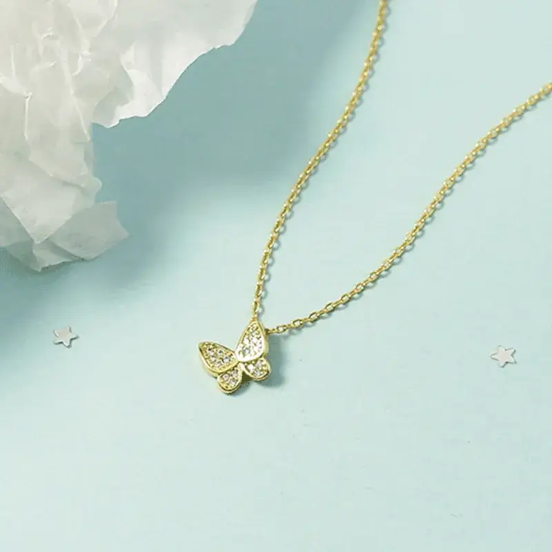 Korean Style Butterfly Necklace for Women - Image 4