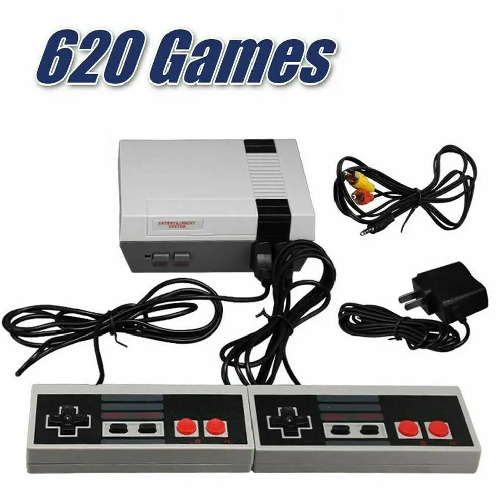 620 Game NES Red White Mini Console