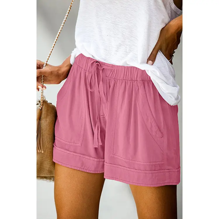 Women's 2023 Camouflage Elastic Waist Shorts - Image 5