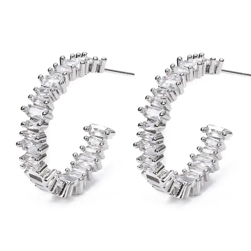 AliExpress Exaggerated Zircon Earrings Gold Plated - Image 7