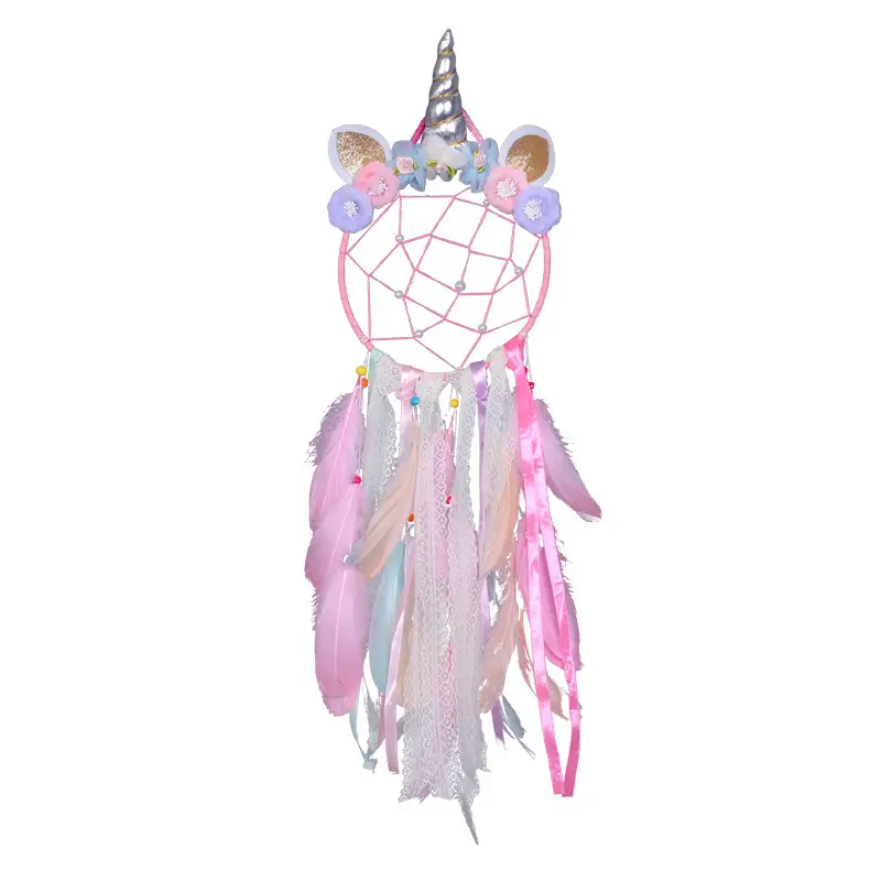 Insult Unicorn Dream Catcher Net Feather Wall Decoration - Image 15