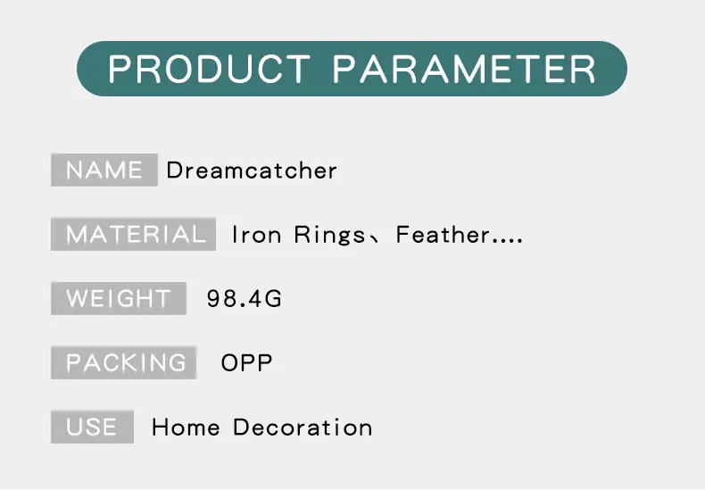 Insult Unicorn Dream Catcher Net Feather Wall Decoration — feature 6