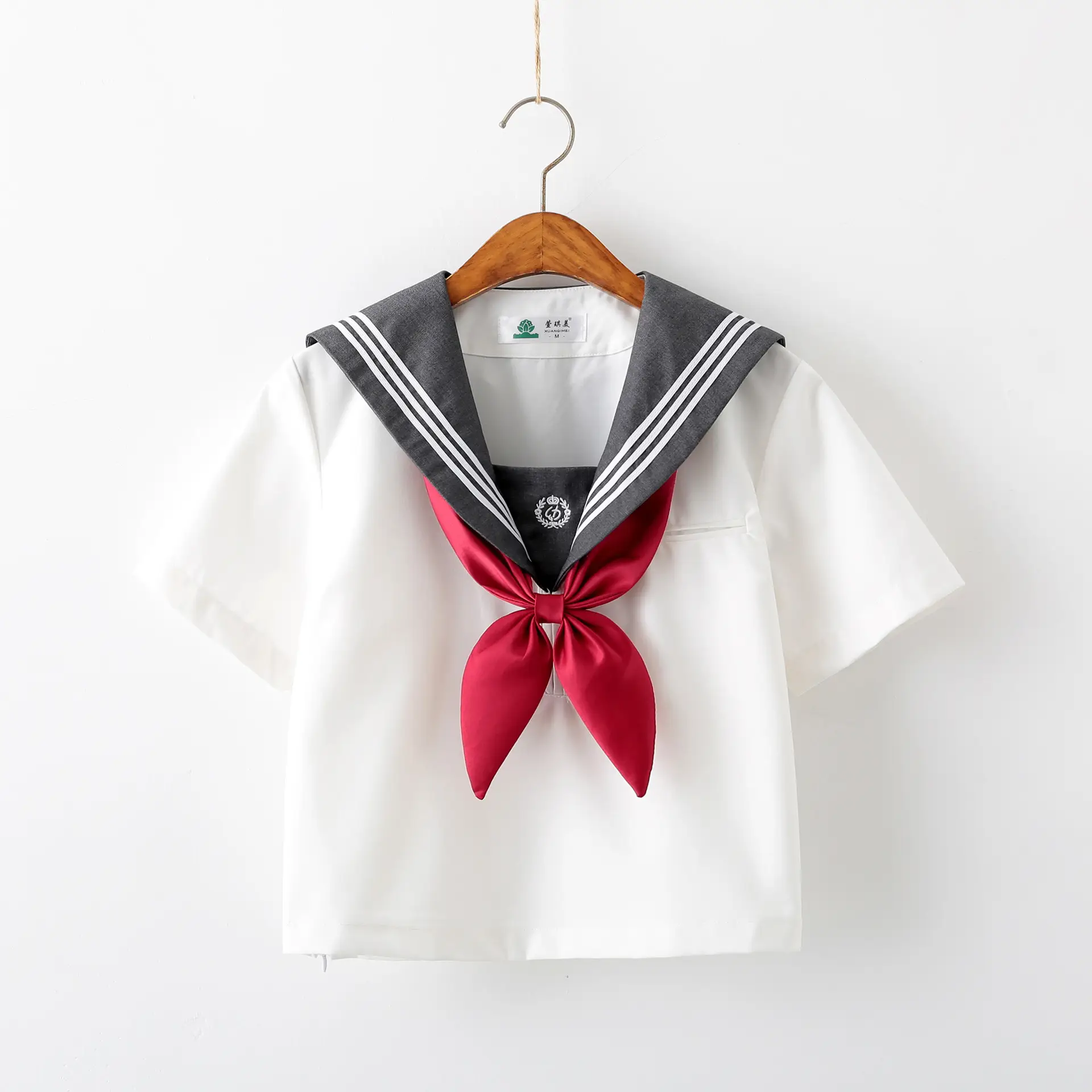 Girls College Style Black Skirt School Uniform - Image 3