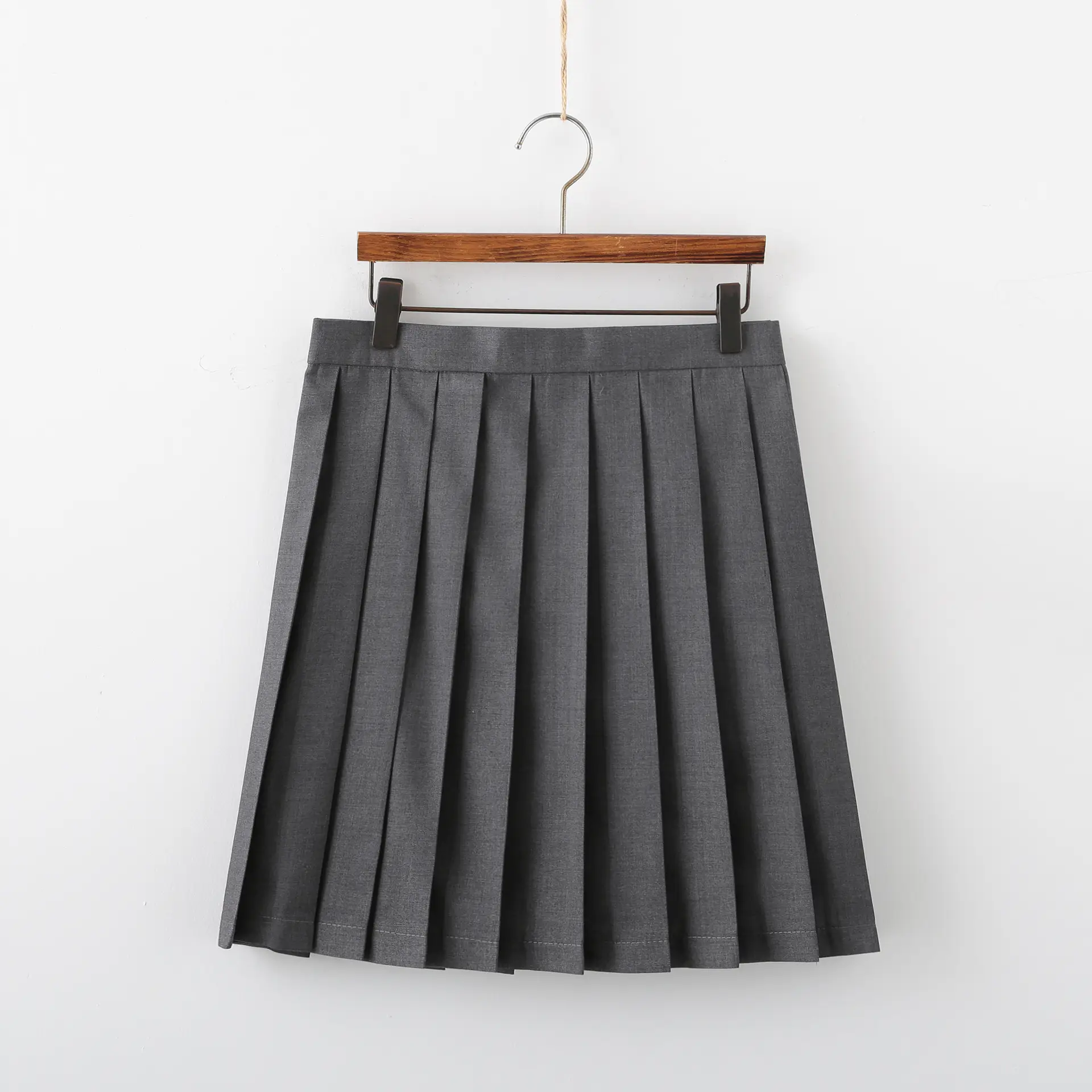 Girls College Style Black Skirt School Uniform - Image 4