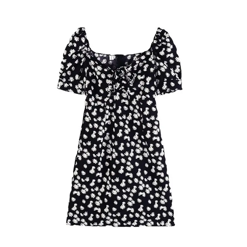 Xiaozouju Chiffon Dress Women Loose Waist Slimming - Image 6