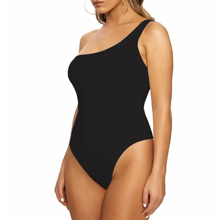 2025 Spring Sleeveless Bodysuit White High Waist - Image 4