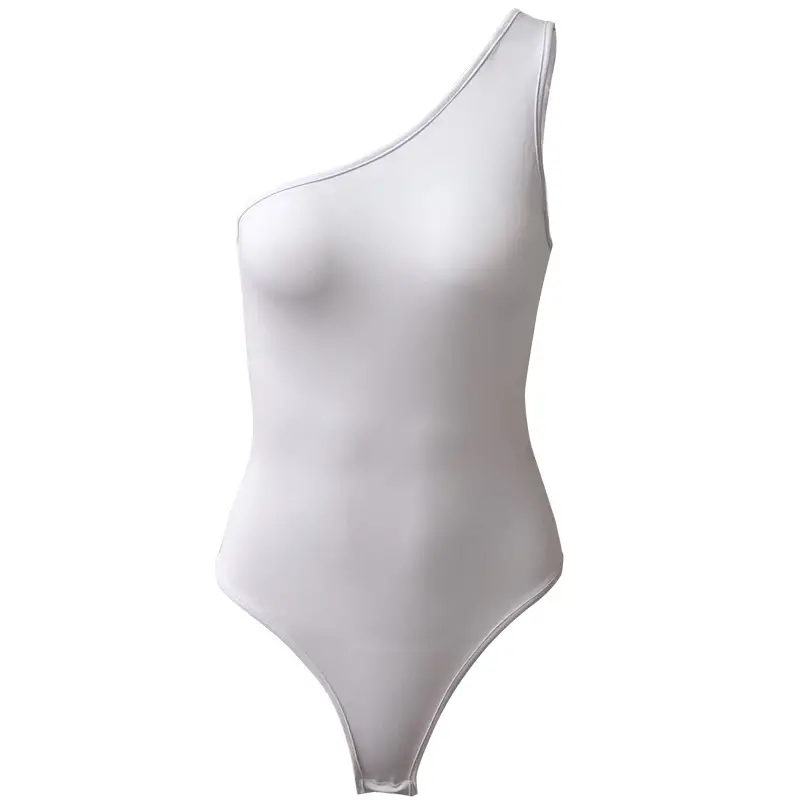 2025 Spring Sleeveless Bodysuit White High Waist - Image 7