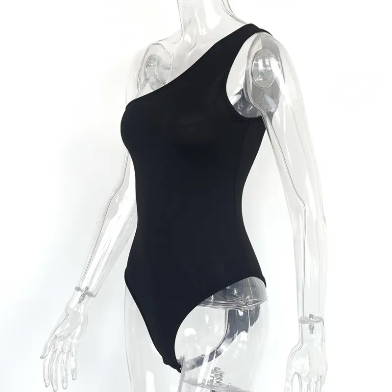 2025 Spring Sleeveless Bodysuit White High Waist - Image 2