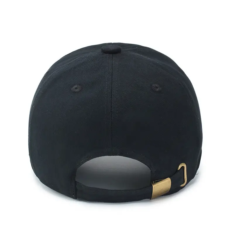 Black Korean Outdoor Cap with Adjustable Strap - Image 9