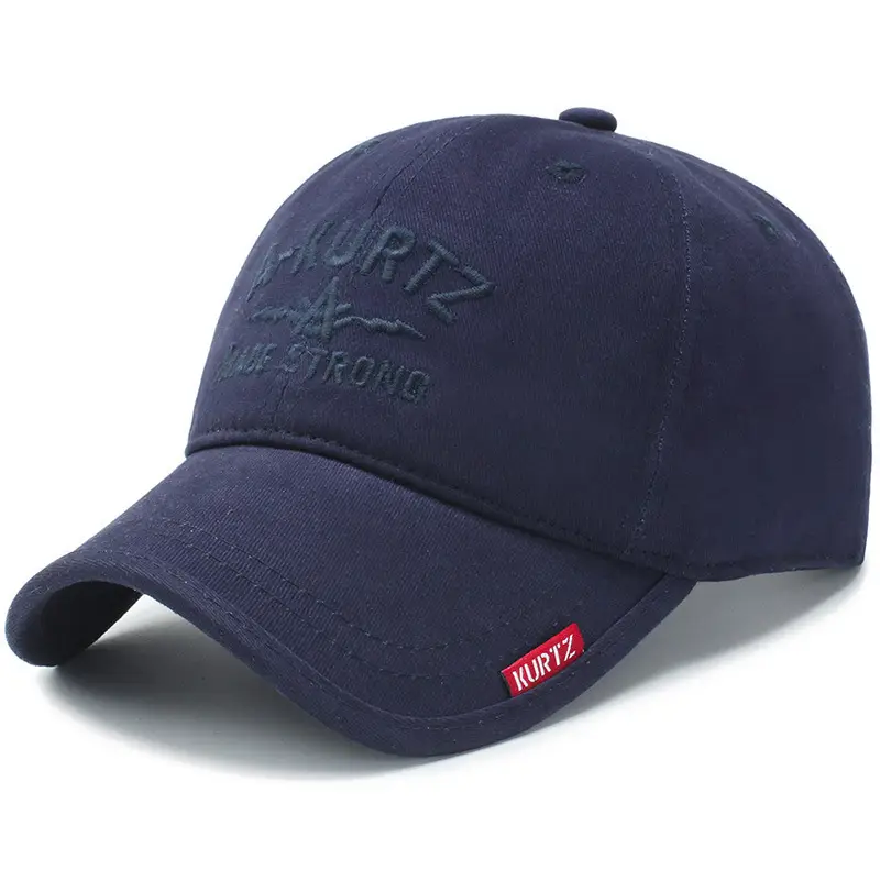 Black Korean Outdoor Cap with Adjustable Strap - Image 4