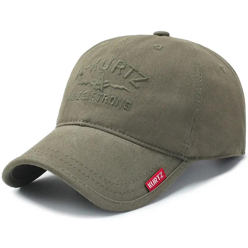 Black Korean Outdoor Cap with Adjustable Strap - Image 5