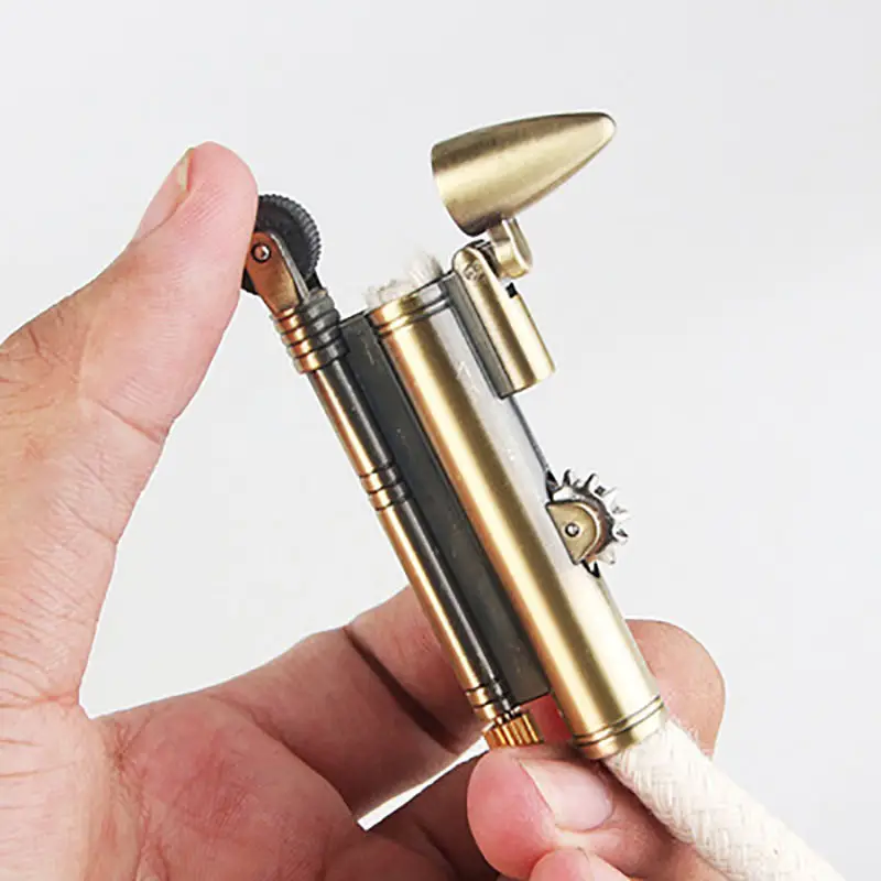 Retro Bullet Flame Velvet Rope Lighter Donkey Yoyo