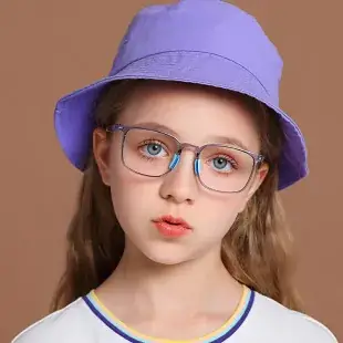 Kids Anti-Blue Light Glasses Flat Frame Non-Prescription — feature 19