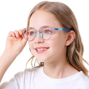 Kids Anti-Blue Light Glasses Flat Frame Non-Prescription — feature 7