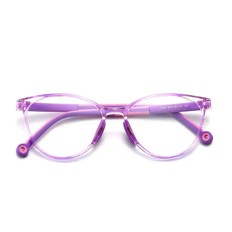 Kids Anti-Blue Light Glasses Flat Frame Non-Prescription - Image 6